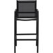 Merano 45 inch Black Outdoor Barstool